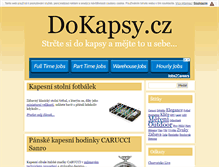 Tablet Screenshot of dokapsy.cz