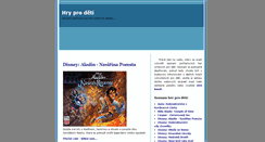 Desktop Screenshot of deti.dokapsy.cz
